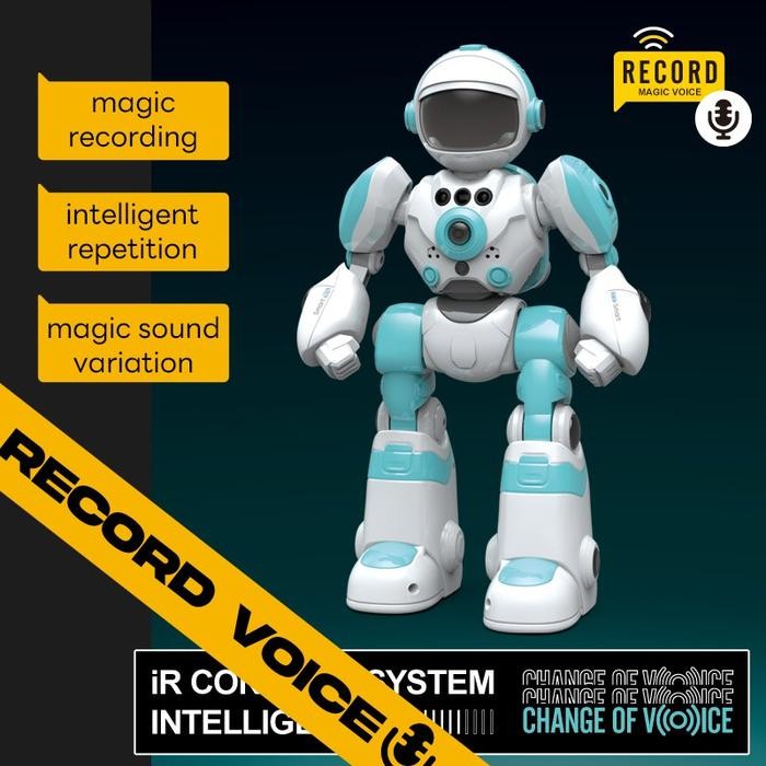 mainan robot AI M-Voice dengan gesture sensing