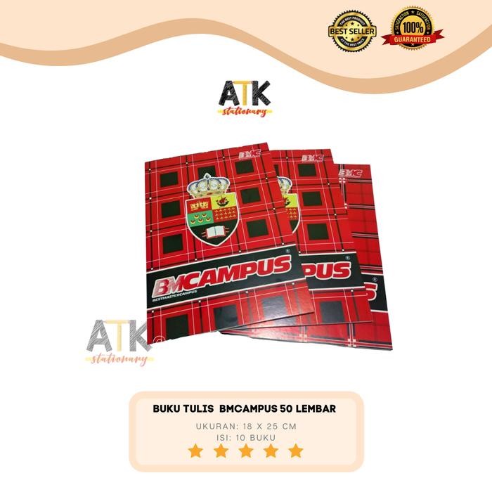 

Buku Tulis BMC Boxy BM Campus 50 Lembar atk