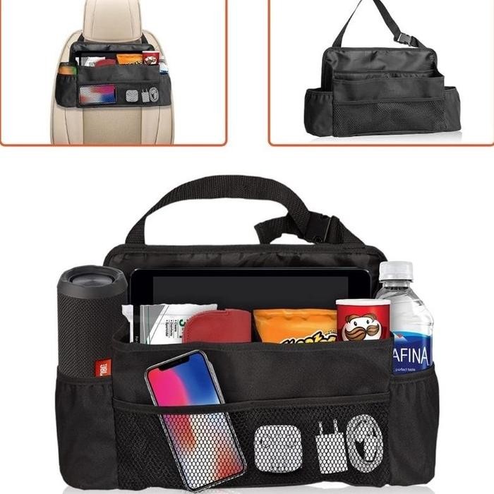

Special - Car seat Tas belakang jok mobil tempat peyimpanan makanan dan minuman / car oraganizer