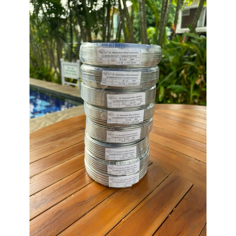 [SIAP KIRIM] Aluminium Kawat Bonsai 1/4 Kg
