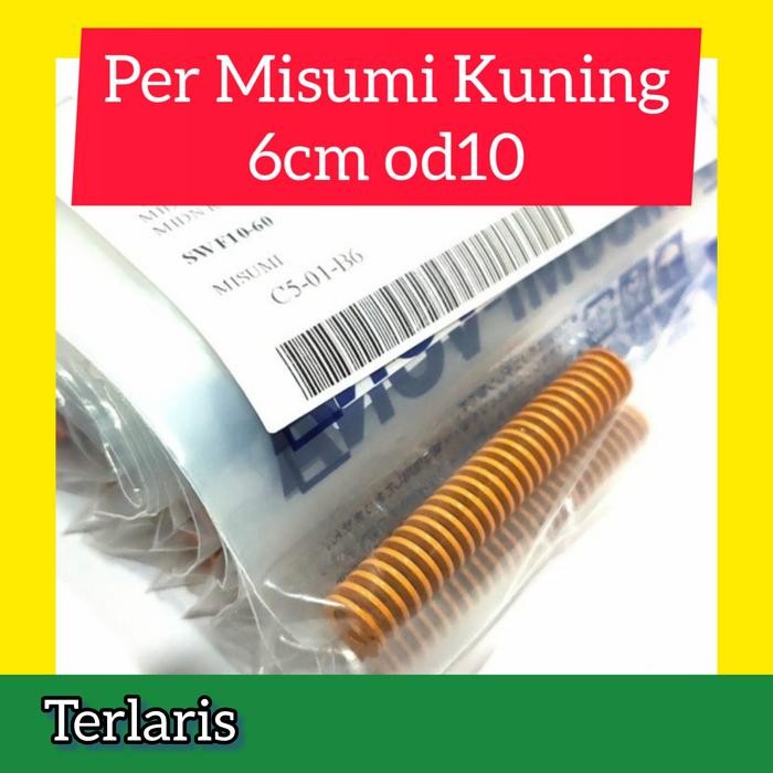 Ready!! Per misumi Kuning 6cm od10 , Per Valve Misumi , Hammer Misumi japan