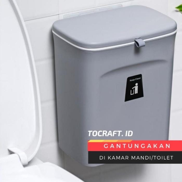 Tempat Sampah Gantung Dapur Plastik Sampah Tempel Dinding Toilet Kamar Mandi