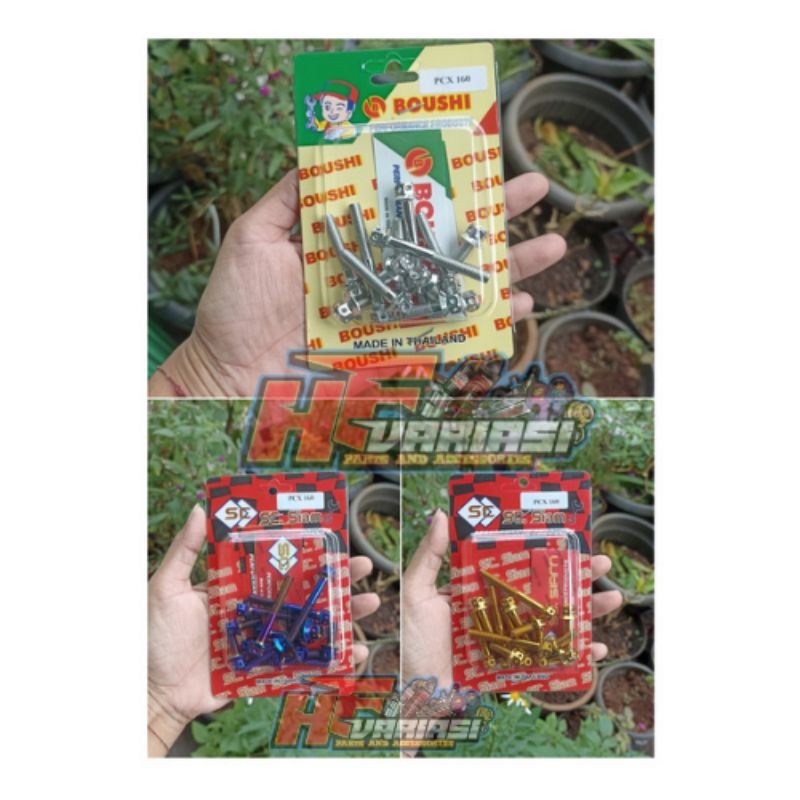 Set Baut CVT PCX 160 Probolt Stainless Thailand
