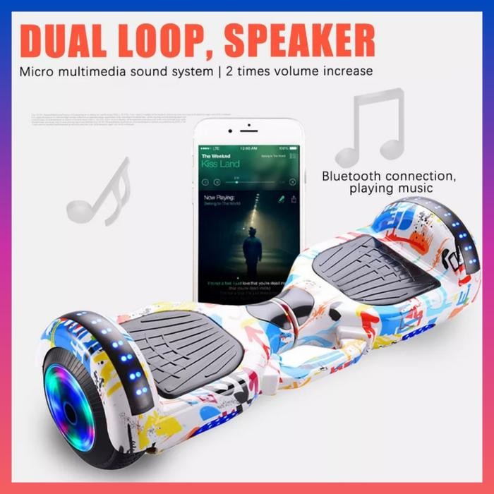 SmartWheel Bluetooth Speaker LED / RunWheel / Hoverboard