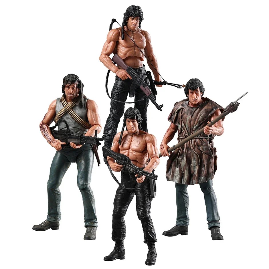 Neca Rambo Force Of Freedom Action Figure Model Toy Gift Collection Figurine