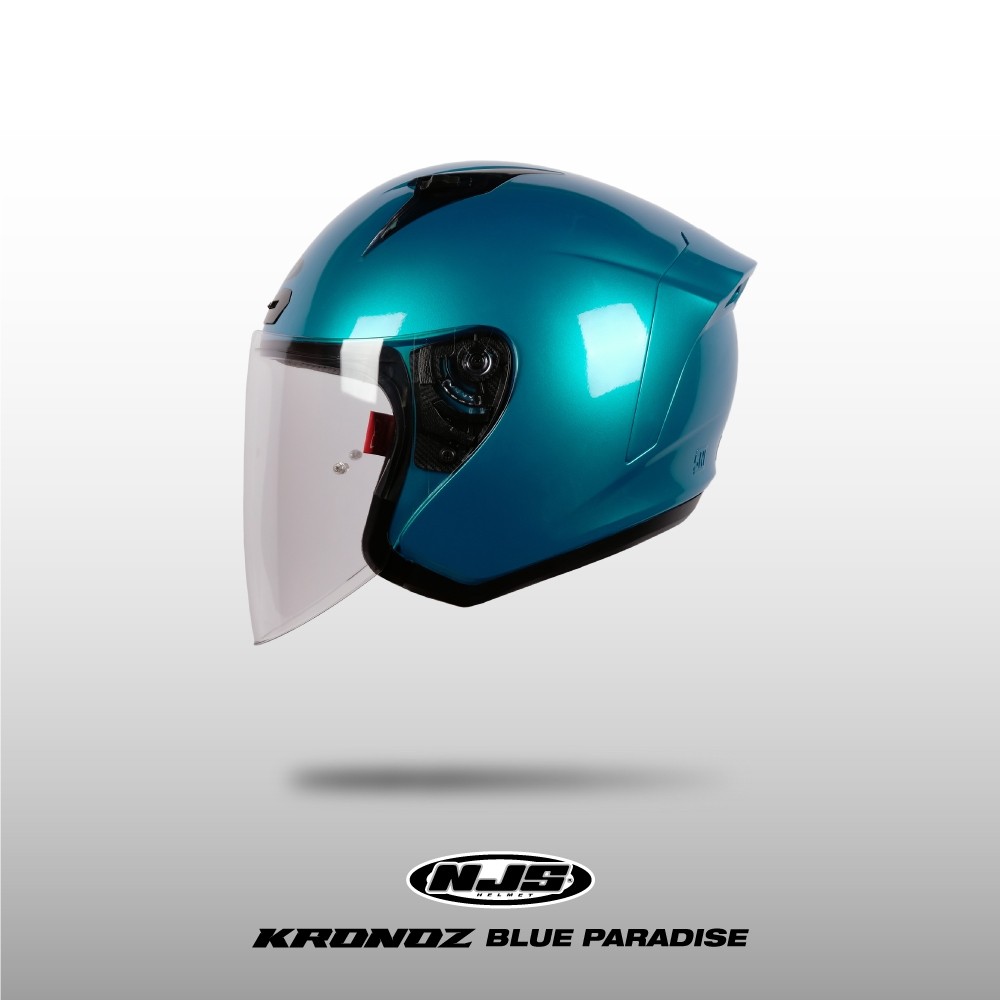 NJS KRONOZ Blue Paradise - Helm Half Face NJS Kronoz Kronoz Polos Kronoz NJS Helm Polos NJS Polos