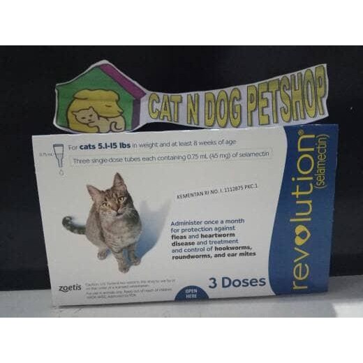 Revolution Cat / Kucing/ Obat Tetes Kutu Kucing Dewasa
