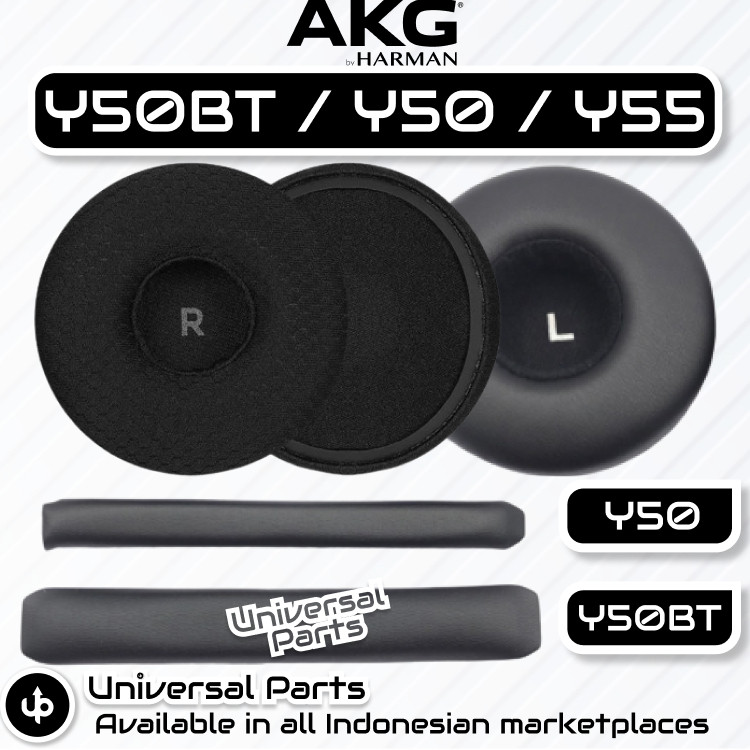 Busa Foam AKG Y50BT / Y50 / Y55 Earpad Ear Pad Earcup Ear Cup Cushion Bantalan Headband Head Band