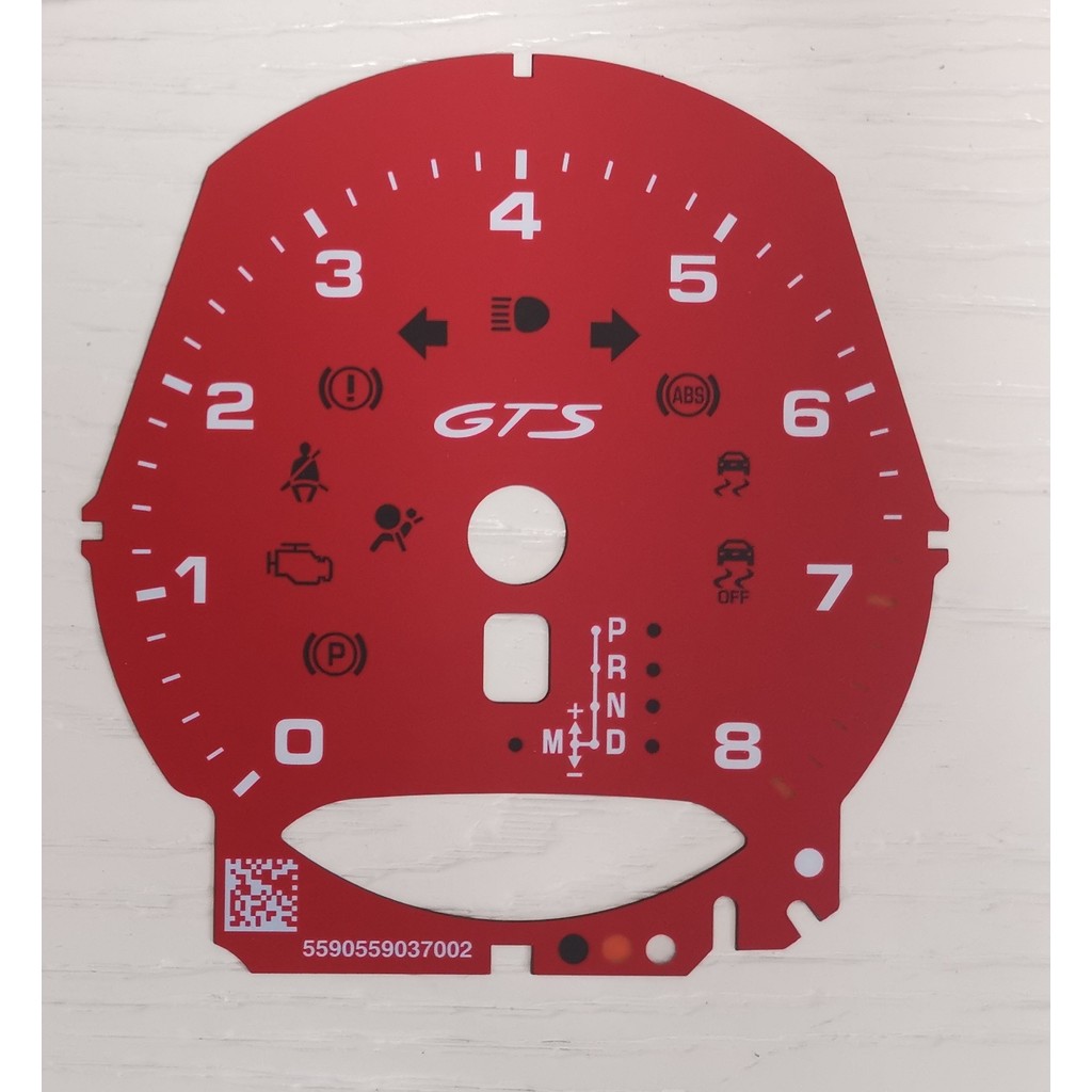 Instrument Panel Color Sticker For Porsche 718 Boxster Dash Overlay