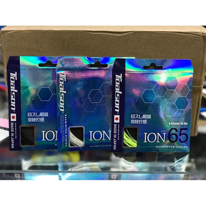 SENAR BULUTANGKIS TOALSON ION 65 ORIGINAL