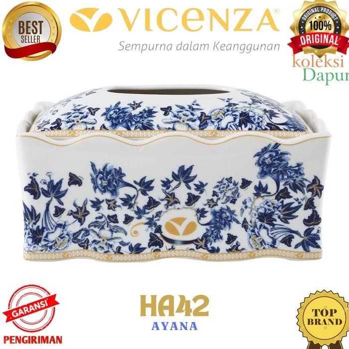 Dinner Set Da22 Motif Ayana Vicenza Piring Besar Sedang Dan Piring Kecil, Cangkir, Teko Serta Lepek,