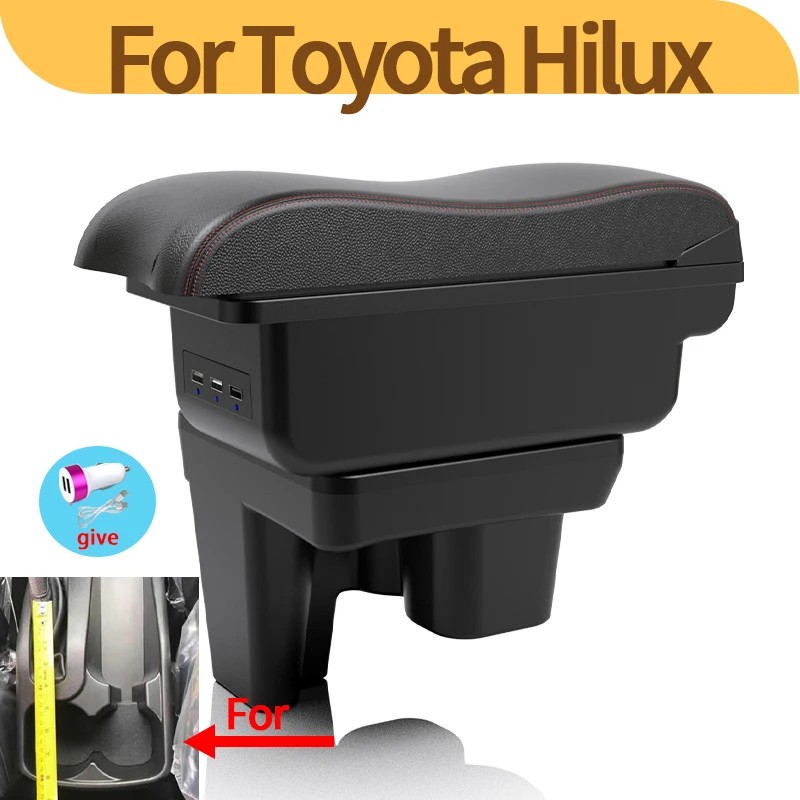 For Toyota Hilux Armrest box For Toyota Hilux Car Armrest Interior Dedicated Retrofit Center Storage