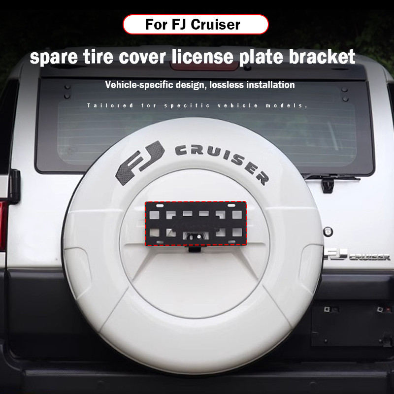IMPORT FOR TOYOTA FJ CRUISER LICENSE PLATE FRAME SPARE TIRE EXTERIOR MODIFICATION ACCESSORIES CAMERA