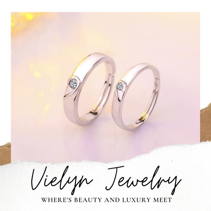 JTTOP" CINCIN TUNANGAN ROMANTIS PREMIUM