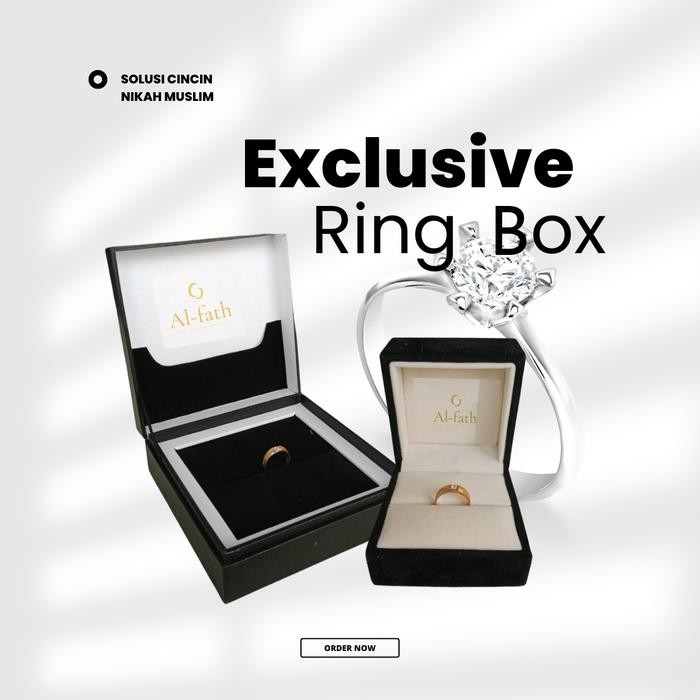 JTTOP" CINCIN KAWIN PERAK BLACK RHODIUM