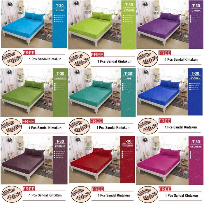 Sprei Kintakun Golden Leaf Sprei 120x200 T.30 Sprei Kintakun Polos