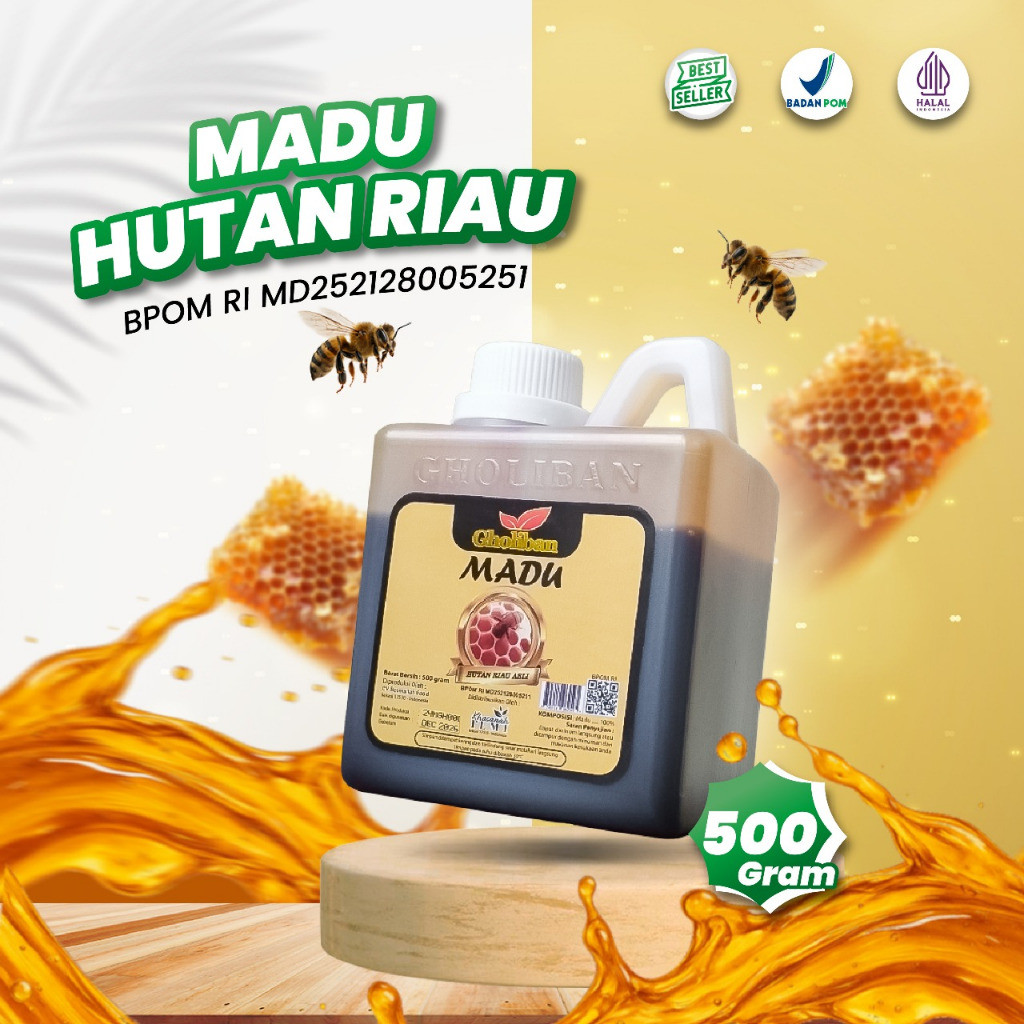 

Konter Makanan Madu Hutan Riau Gholiban 500 Gram