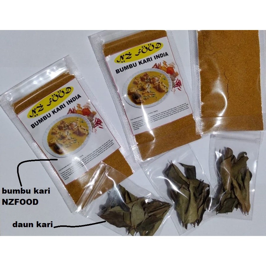 

Konter Makanan Kari India Nz Food Dengan Daun Kari Kering