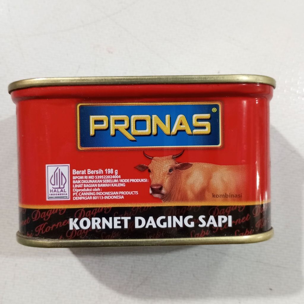 

Konter Makanan Pronas Kornet Daging Sapi 198 Gram