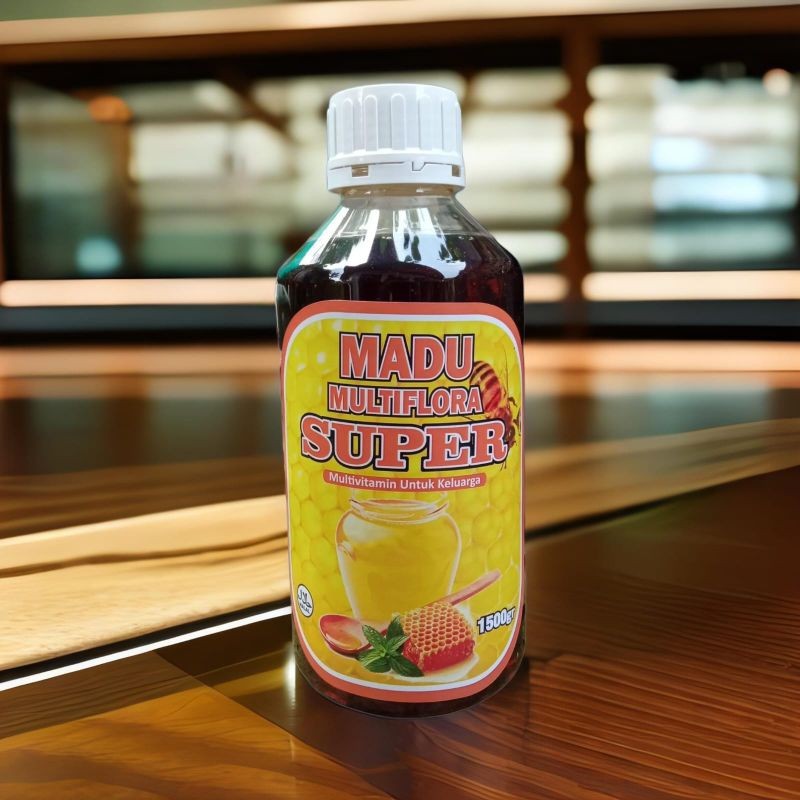 

Konter Makanan Madu Multivitamin Keluarga Multiflora Super 1500Gr Super Multi Flora
