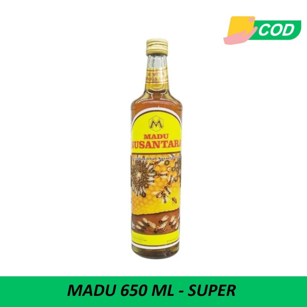 

Sensasi Lezat Madu Nusantara - Original - Madu Murni 650 Ml - Madu Super Dengan Royal Jelly 650 Ml -