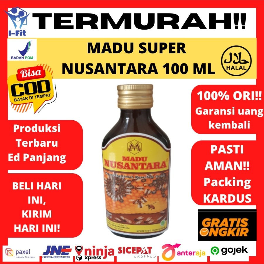 

Sensasi Lezat Madu Nusantara Super 100 Ml Madu Murni 100% Original
