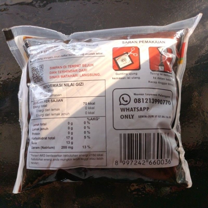 

Sensasi Lezat Kecap Anggur Reffil 450Ml