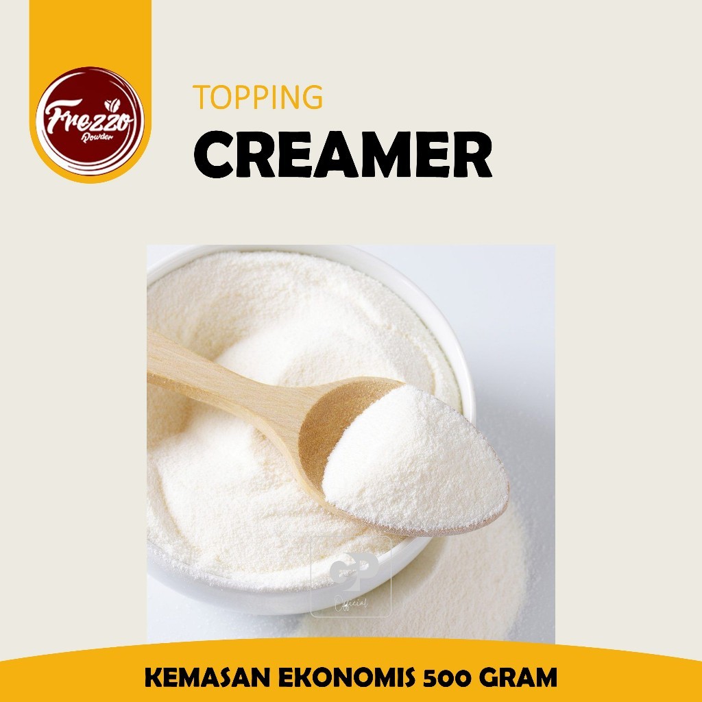 

Sensasi Lezat Krimer 500 Gram - Non Dairy Creamer Topping Frezzo Powder