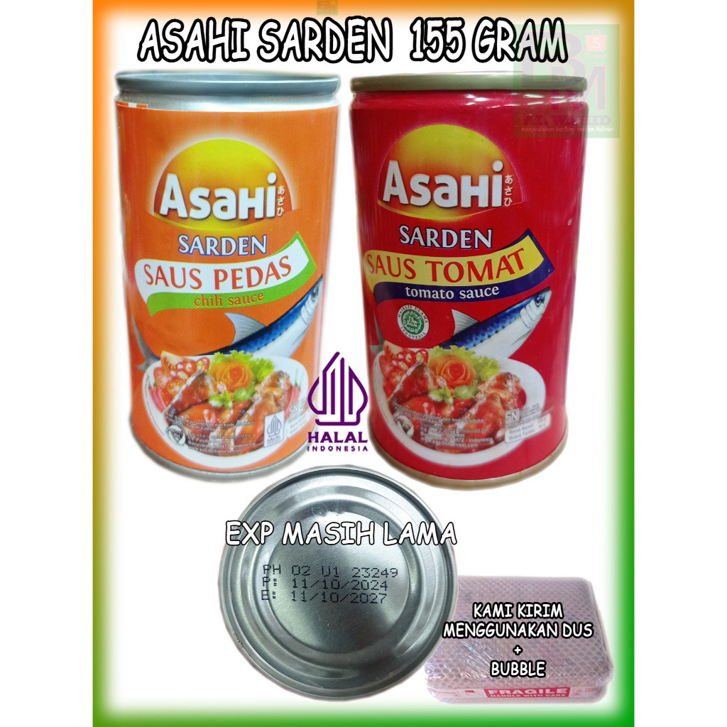

Sensasi Lezat Sarden Sardines Asahi Kemasan 155 Gram
