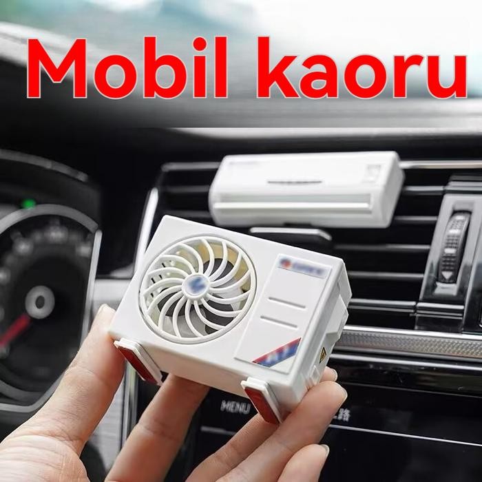 Parfum Mobil Model AC Aromaterapi Tenaga Surya Sudah + Refill