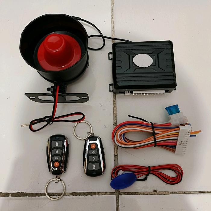 Car Alarm System Security Remote Control Key Button Entry Engine Remot Kontrol Tombol Kunci Modul