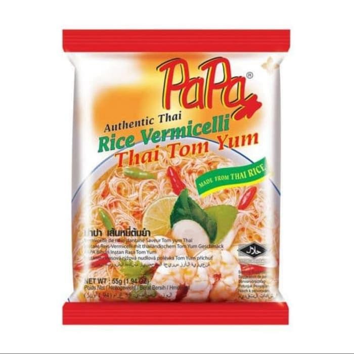 

Kualitas Terjamin Papa Rice Vermicelli Tom Yum / Papa Bihun Tom Yum 1 Dus (30Bgks)