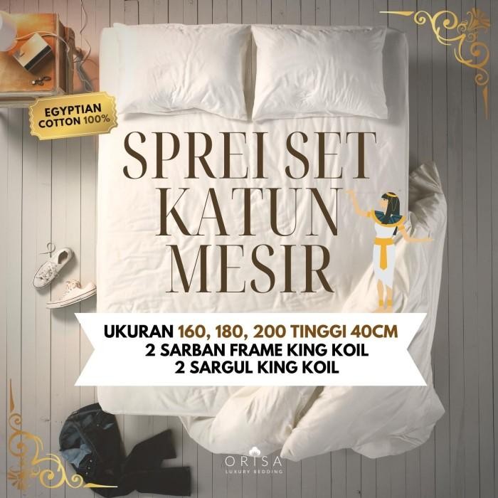 Sprei ONLY bahan Katun Mesir / Egyptian Cotton