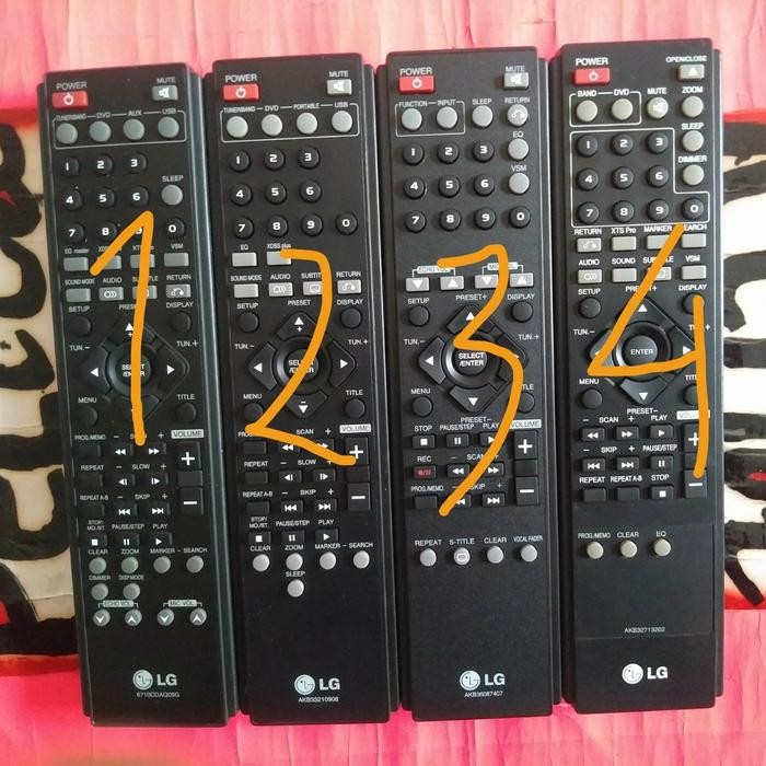 Remot Lg Hifi Dvd Hometheather Terlengkap