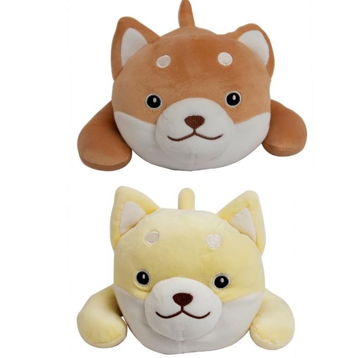 Boneka MINISO Shiba Inu Berbaring - Lying Shiba Series Plush Toy