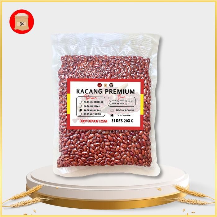 

1 kg Kacang Merah Organik Premium Vakum - Red Kidney Bean New