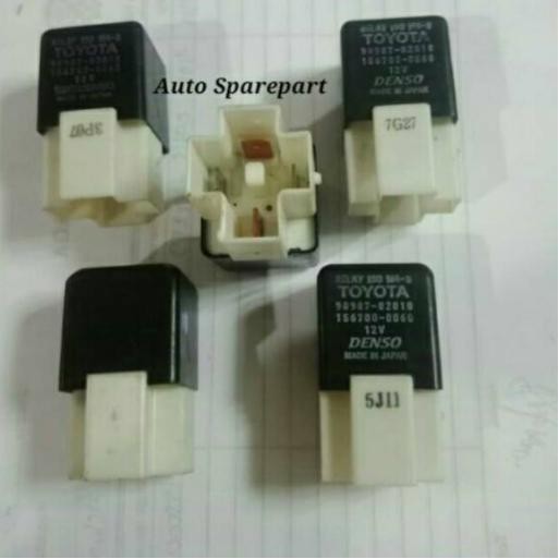Relay Lampu Toyota Asli 12V 90987-02010 Denso Part 156700-0060 Ready Stok