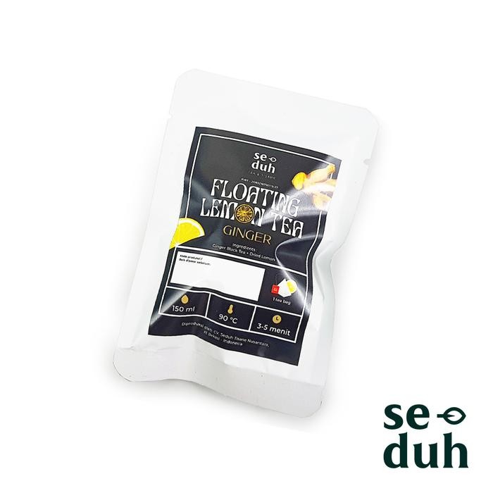 

Floating Lemon with Black Tea & Ginger / Teh Jahe Celup dengan Lemon PREMIUM