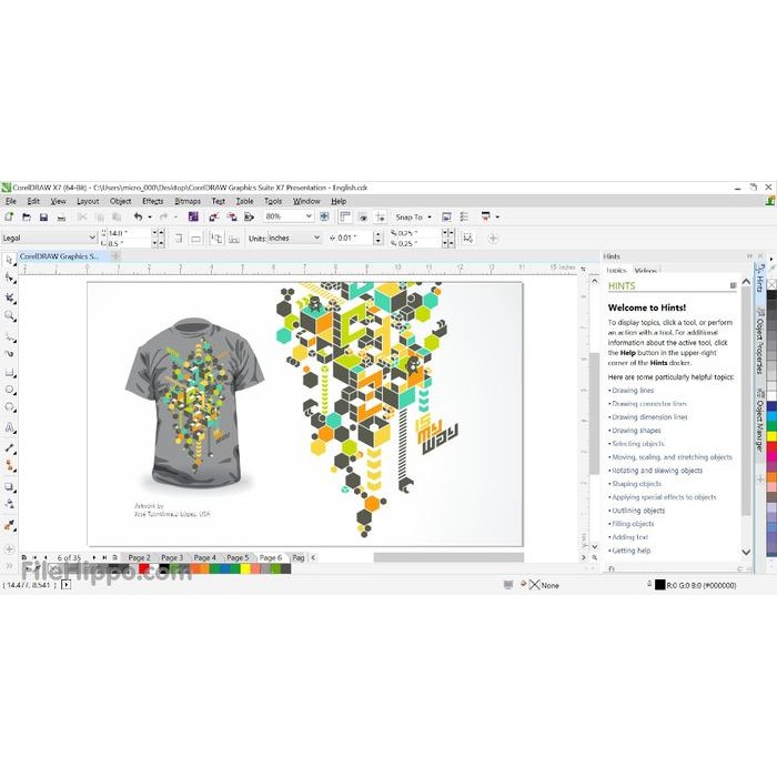 Buruan,. Corel Draw X7