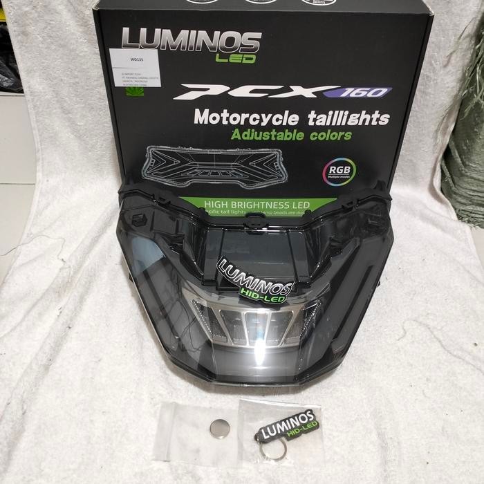 lampu stop led luminos pcx 160 lampu belakang pcx 160 luminos