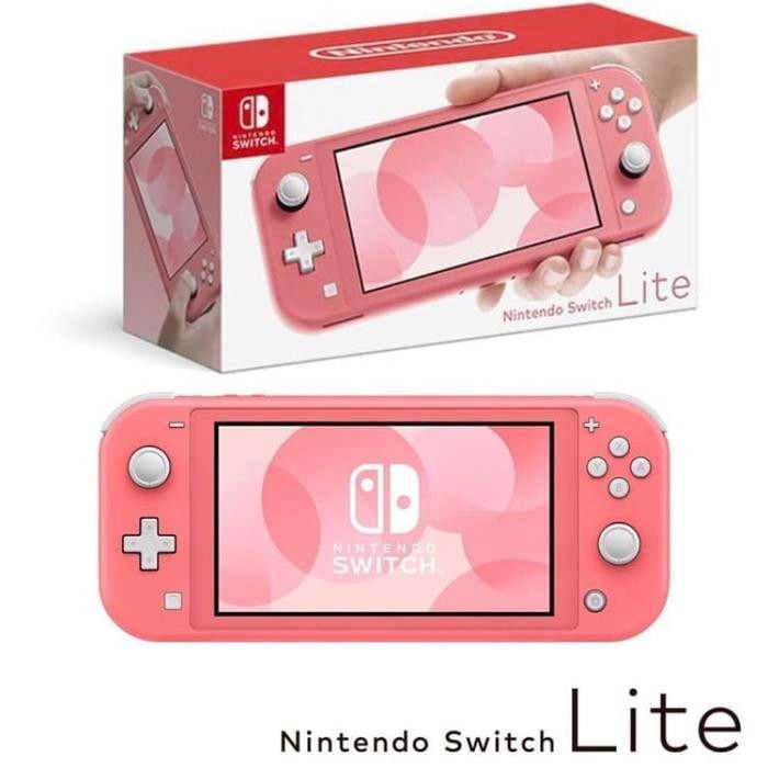Nintendo switch lite pink coral / nintendo switch lite coral