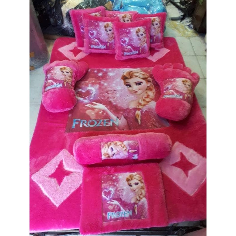 karpet set karakter TEBAL 10CM/ karpet set rasfur / karpet bulu