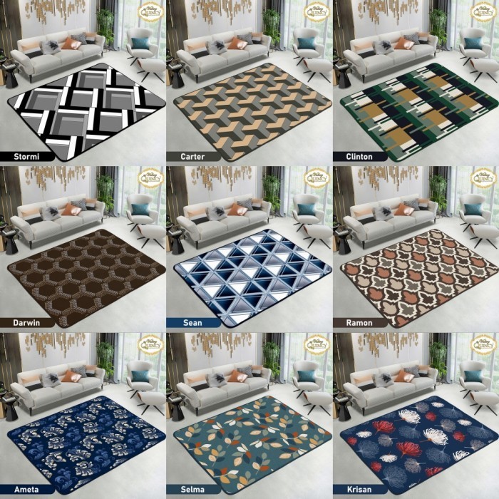 Karpet vallery Quincy ukuran 150x190 / karpet selimut vallery Quincy 150x190