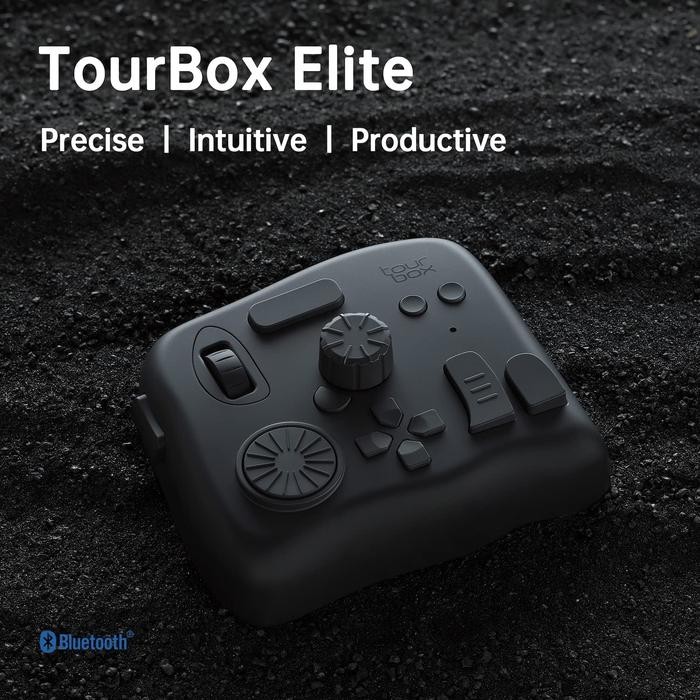 Tourbox Elite 2022 Bluetooth 5.0 Photo Editing Customizable Controller {TerlarisBest Seller}