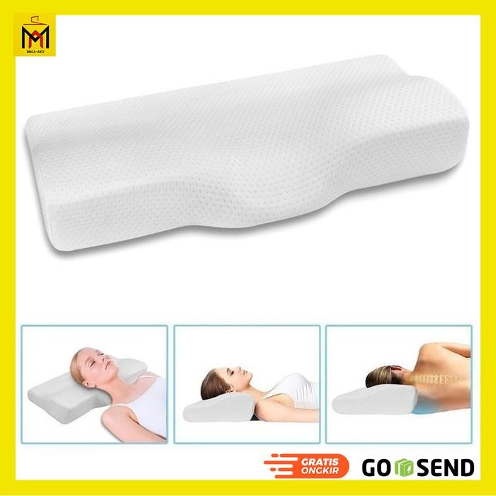 Bantal Tidur Busa Memori Ortopedi Anti Nyeri Leher Pundak Punggung