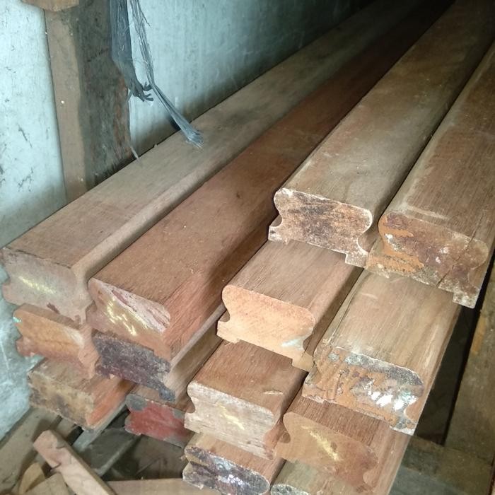 Original.. Pegangan Handle Kayu Railing Tangga 4M Kamper Samarinda Oven Besar