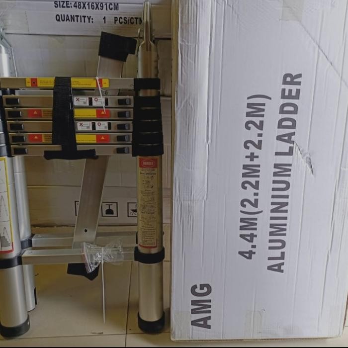 Masih Ready Tangga Lipat 4Meter/Tangga Double 4 Meter/Tangga 4, 4 Meter