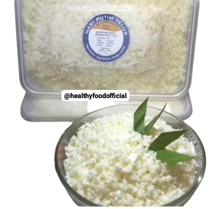 

Nasi Putel Putih Telur Keto Rice Halal Full Bernutrisi New