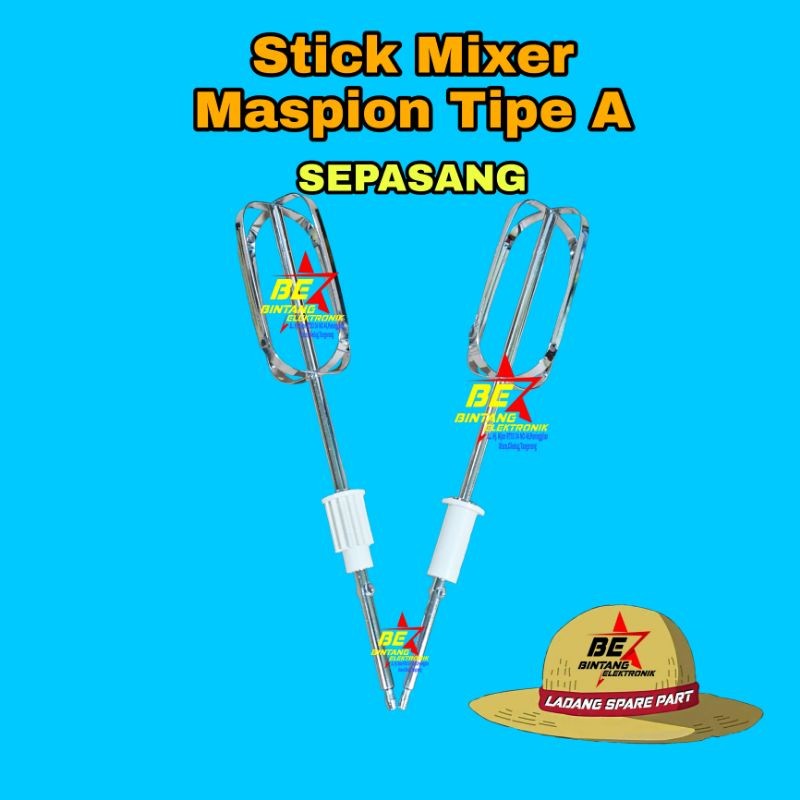 Stik Mixer Maspion Tipe A Stick Pengaduk Kocokan Garpu Mikser Maspion Hand Mixer Maspion