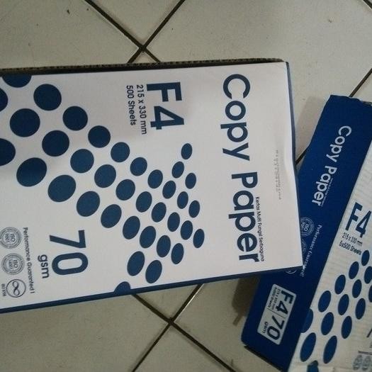 

KERTAS HVS F4 70 GR COPYPAPER 1DUS
